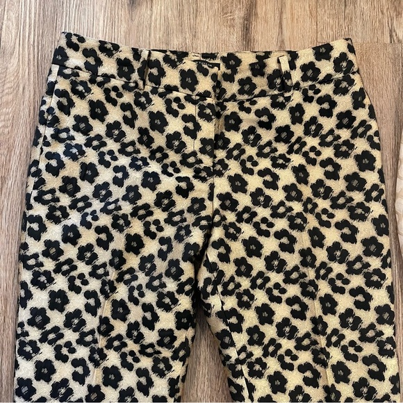 Ann Taylor Banana Republic Pants Women’s 10 Petite Animal Print Neutral Slacks 2 - Picture 3 of 14